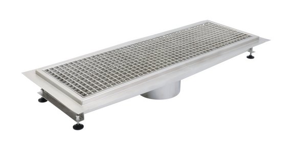 The slip-resistant mesh gratings are fitted with zig-zag tread surfaces and help prevent slipping in commercial kitchens and facilities where waste water may contain lubricants and grease.