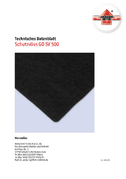 Download: Schutzvlies GD SV 500