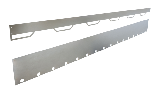 [Translate to Englisch:] Extra stabile Stahlbandeinfassungen bis zu 10 mm stark aus Metall mit Trapezanker oder Lochanker