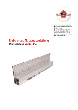 Download: Drainagerinne Lamina fix