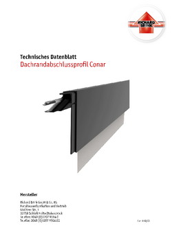 Download: Dachrandabschlussprofil Conar