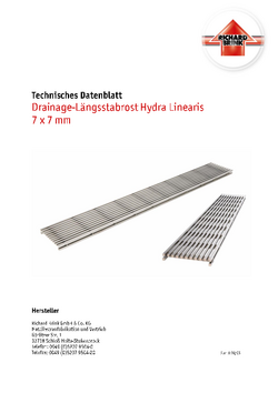 Download: Drainagerost Hydra Linearis DRR