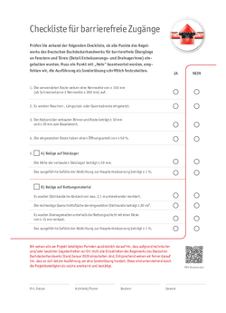 Download: Checkliste für Ihr Bauvorhaben
