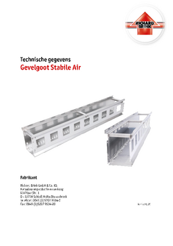 Download: Drainagegoot Stabile Air