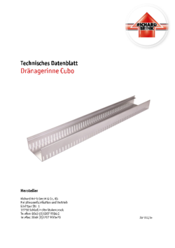 Download: Drainagerinne Cubo