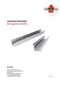 Download: Drainagerinne Stabile
