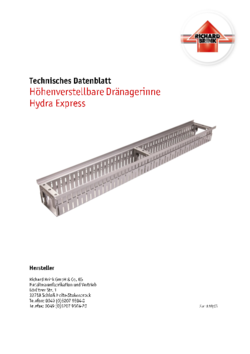 Download: Drainagerinne Hydra Express