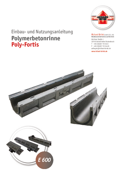 Download: Betonrinne Poly-Fortis