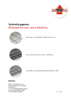 Download: Afvoerputten zware belasting