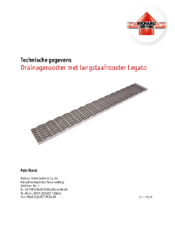 Download: Drainagerooster met langstaafrooster Legato