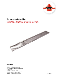 Download: Querstabrost 20x3mm