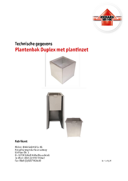 Download: Plantenbak Duplex