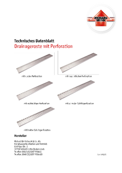 Download: Drainagerost mit Perforation