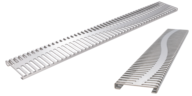 Designrost Rivo aus Edelstahl