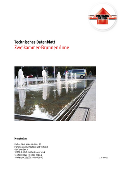 Download: Zweikammer-Brunnenrinne