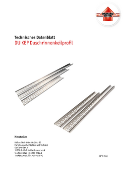 Download: Duschrinnen-Keilprofile