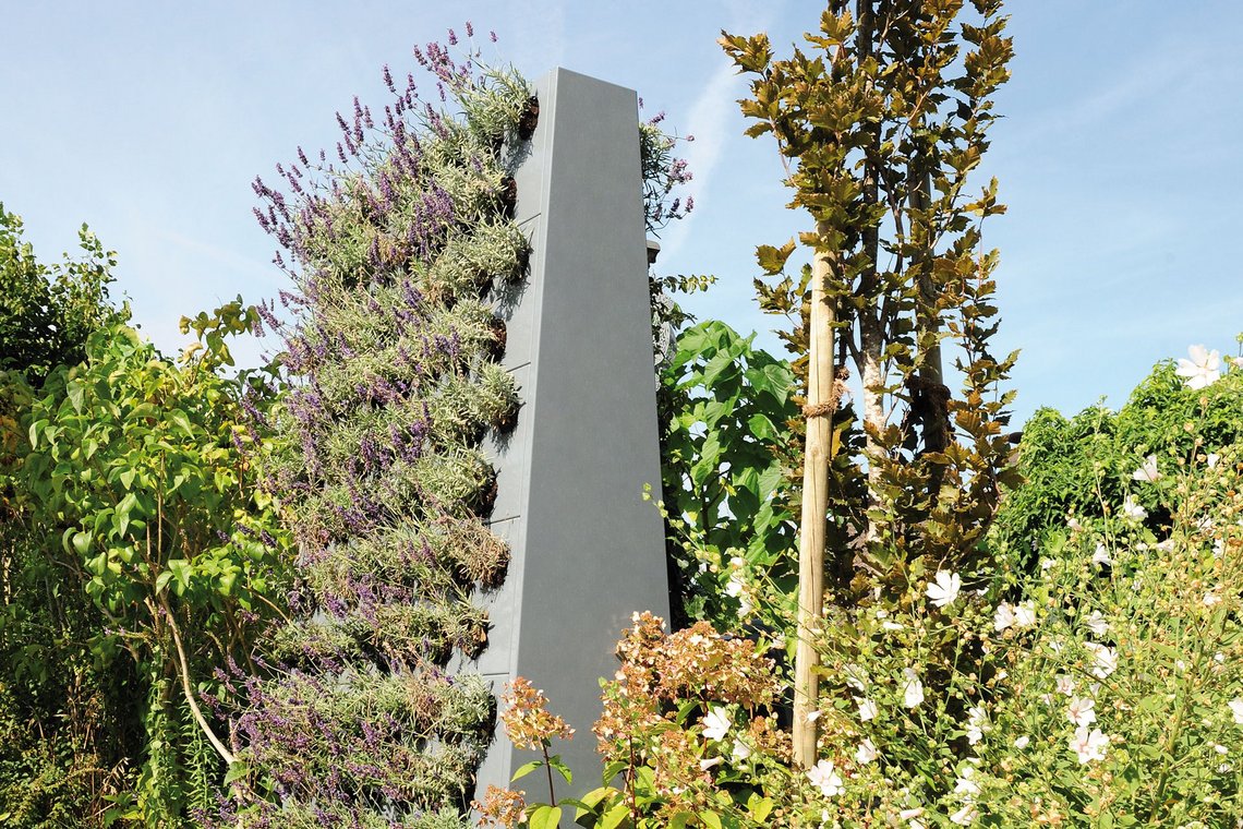 Pflanzenwand „Eva“ Für Außen & innen freistehend