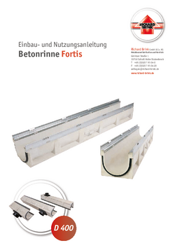 Download: Betonrinne Fortis