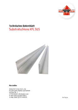 Download: Substratschiene KFL SUS