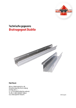 Download: Drainagegoot Stabile