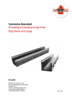 Download: Polymerbetonrinne Polyfortis