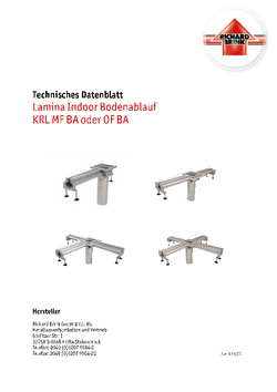 Download: Bodenablauf Lamina Indoor