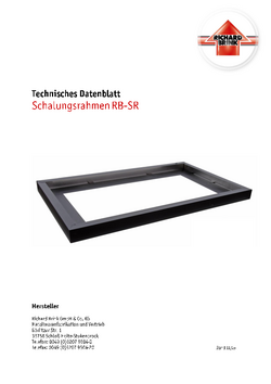 Download: Schalungsrahmen