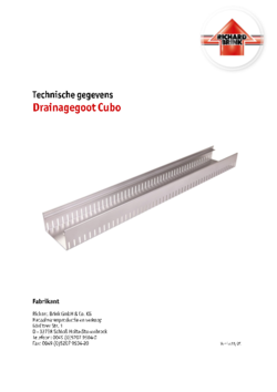 Download: Drainagegoot Cubo