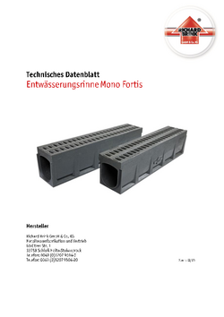 Download: Polymerbetonrinne Monofortis