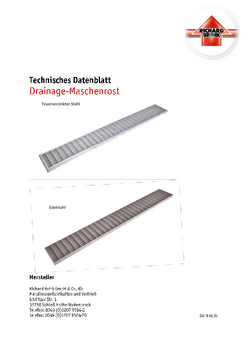 Download: Drainage-Maschenrost DRR