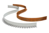Vorschaubild: [Translate to Englisch:] Flexible Beeteinfassungen aus Edelstahl, Aluminium oder Cortenstahl von Richard Brink in S-Form