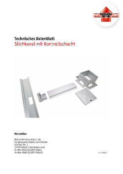 Download: Stichkanal mit Kontrollschacht