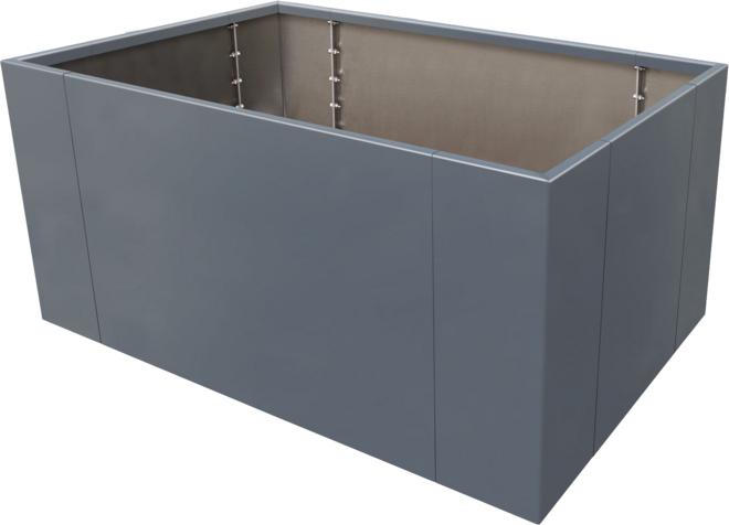 Individueller Pflanzkasten mit modularem Aufbau