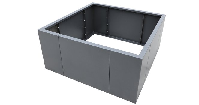 The new Modular raised beds from the company Richard Brink continue the eponymous plant box design into the raised bed segment.