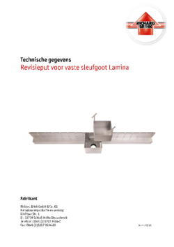 Download: Revisieput voor vaste sleufgoot Lamina