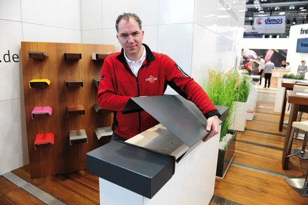 Among the products showcased at the booth were tried-and-tested solutions from Richard Brink including roof and wall systems and drainage and dewatering solutions for roofs, balconies and façades.