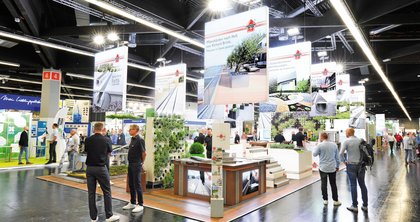 Auf der GaLaBau 2022 in Nürnberg stellte die Firma Richard Brink ihr Produktsortiment für den Garten- und Landschaftsbau aus.