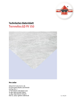 Download: Trennvlies GD FV 150