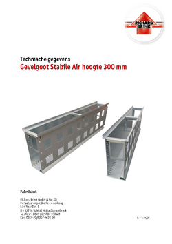 Download: Drainagegoot Stabile Air 300 mm
