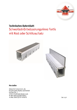 Download: Betonrinne Fortis