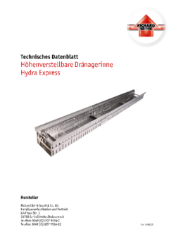 Download: Drainagerinne Hydra Express
