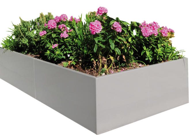 Modulares System für kostengünstige Hochbeete