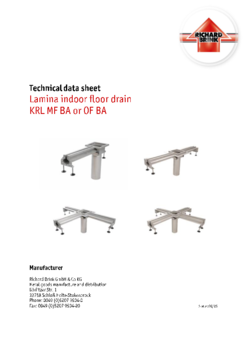 Download: Lamina indoor floor drain