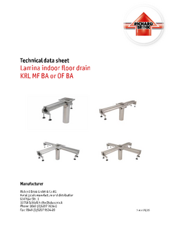 Download: Lamina indoor floor drain