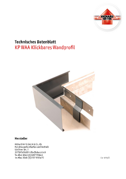 Download: Wandanschlussprofil klickbar