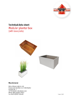 Download: Modular plant boxes