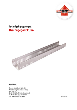Download: Drainagegoot Cubo