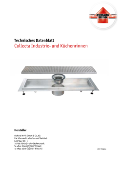 Download: Industrie- & Küchenrinne Collecta