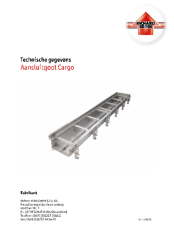 Download: Aansluitgoot Cargo