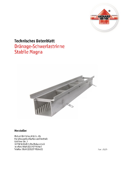 Download: Schwerlast-Drainagerinne Stabile Magna